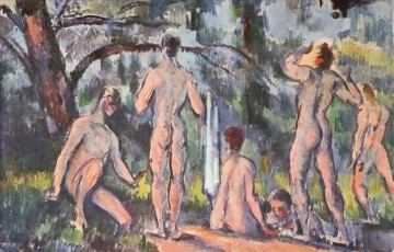 Study of Bathers Paul Cezanne Impressionistic nude Oil Paintings